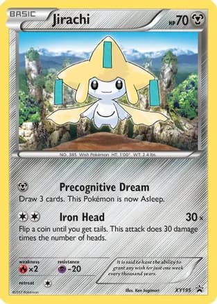 Jirachi - XY195 — XY Promos