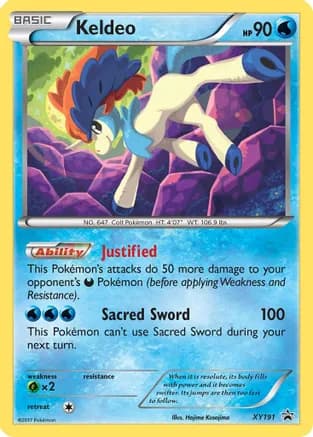 Keldeo - XY191 — XY Promos