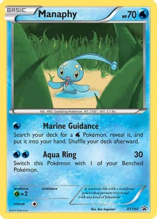 Manaphy - XY190 — XY Promos