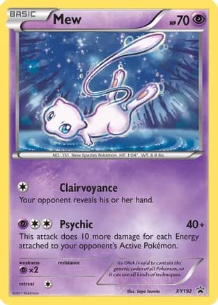 Mew - XY192 — XY Promos