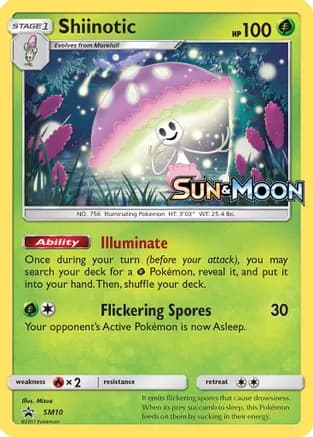 Shiinotic - SM10 (Prerelease) — SM Promos