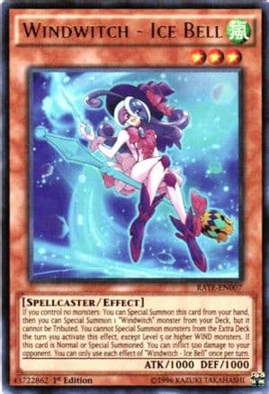 Windwitch - Ice Bell — Raging Tempest Yu-Gi-Oh! card by KAZUKI TAKAHASHI