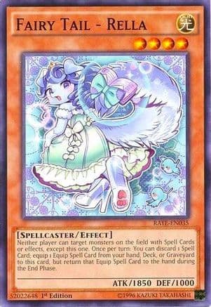 Fairy Tail - Rella — Raging Tempest Yu-Gi-Oh! card by KAZUKI TAKAHASHI