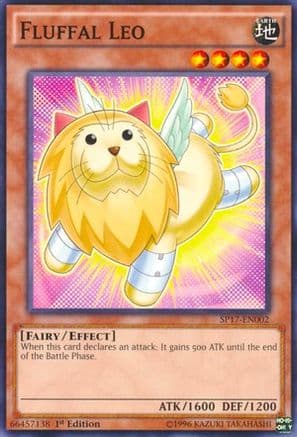 Fluffal Leo (Starfoil) — Star Pack - Battle Royal Yu-Gi-Oh! card by KAZUKI TAKAHASHI