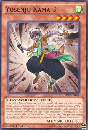 Yosenju Kama 3 (Starfoil) — Star Pack - Battle Royal Yu-Gi-Oh! card by KAZUKI TAKAHASHI