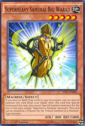 Superheavy Samurai Big Waraji (Starfoil) — Star Pack - Battle Royal Yu-Gi-Oh! card by KAZUKI TAKAHASHI