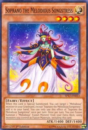 Soprano the Melodious Songstress (Starfoil) — Yu-Gi-Oh! card