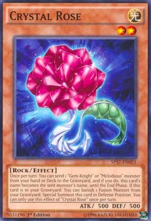 Crystal Rose (Starfoil) — Yu-Gi-Oh! card