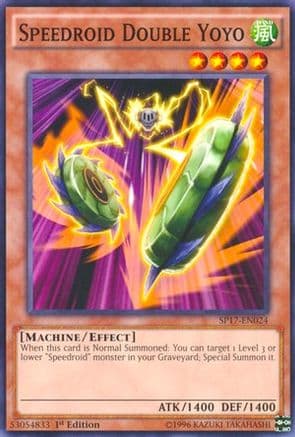 Speedroid Double Yoyo (Starfoil) — Star Pack - Battle Royal Yu-Gi-Oh! card by KAZUKI TAKAHASHI