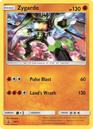 Zygarde - SM15 — SM Promos Pokémon TCG card by Ryo Ueda