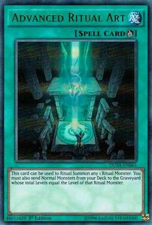 Advanced Ritual Art — Duelist Saga Yu-Gi-Oh! card by KAZUKI TAKAHASHI