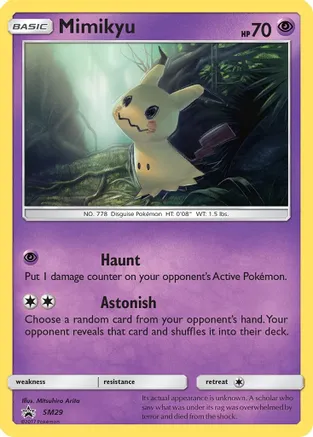 Mimikyu - SM29 — SM Promos