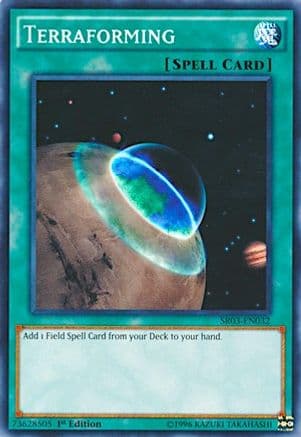 Terraforming — Structure Deck: Machine Reactor Yu-Gi-Oh! card by KAZUKI TAKAHASHI