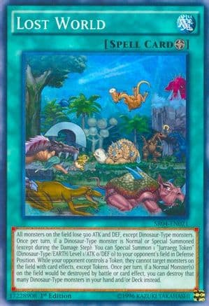 Lost World — Structure Deck: Dinosmasher's Fury Yu-Gi-Oh! card by KAZUKI TAKAHASHI