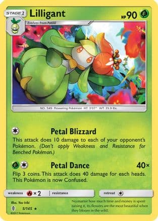 Lilligant — SM - Guardians Rising Pokémon TCG card by You Iribi