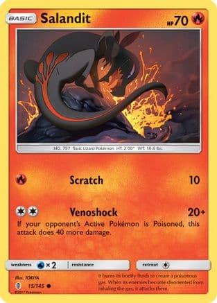 Salandit — SM - Guardians Rising Pokémon TCG card by TOKIYA