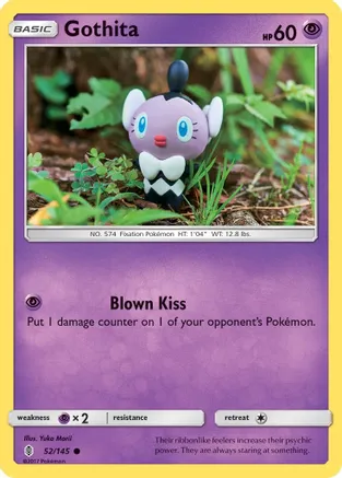 Gothita — SM - Guardians Rising Pokémon TCG card by Yuka Morii