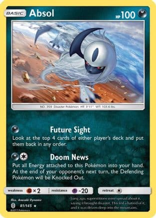 Absol — SM - Guardians Rising Pokémon TCG card by Anesaki Dynamic