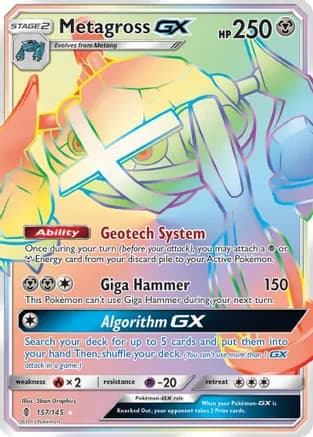 Metagross GX (Secret) — Pokémon TCG card