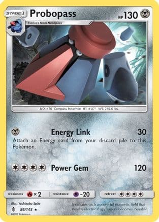 Probopass — SM - Guardians Rising Pokémon TCG card by Yoshinobu Saito