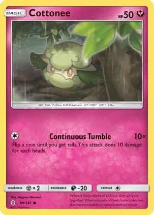 Cottonee — SM - Guardians Rising Pokémon TCG card by Keisin