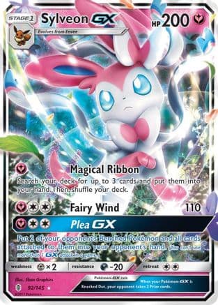Sylveon GX — SM - Guardians Rising Pokémon TCG card by Naoki Graphics