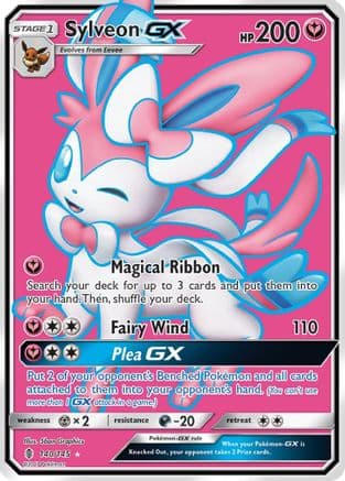Sylveon GX (Full Art) — Pokémon TCG card