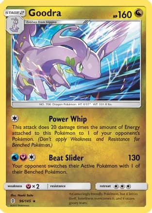 Goodra — SM - Guardians Rising Pokémon TCG card by Naoki Saito