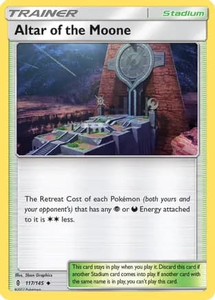 Altar of the Moone — SM - Guardians Rising Pokémon TCG card by 5ban Graphics