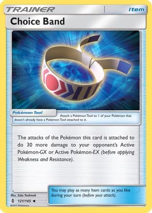Choice Band — SM - Guardians Rising Pokémon TCG card by Eske Yoshinob