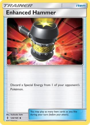Enhanced Hammer — SM - Guardians Rising Pokémon TCG card by Yoshinobu Saito