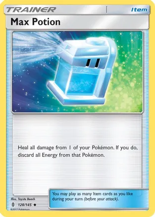 Max Potion — SM - Guardians Rising Pokémon TCG card by Toyste Beach