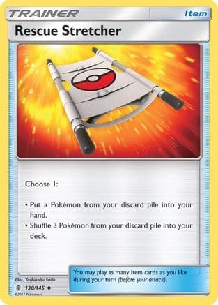 Rescue Stretcher — SM - Guardians Rising Pokémon TCG card by Yoshinobu Saito