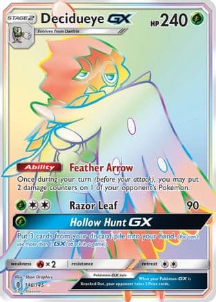 Decidueye GX (Secret) — Pokémon TCG card