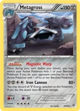 Metagross - 49/98 (XY Ancient Origins) — Deck Exclusives
