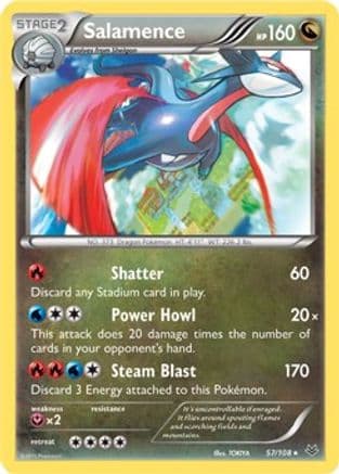 Salamence - 57/108 — Deck Exclusives Pokémon TCG card by TOKIYA