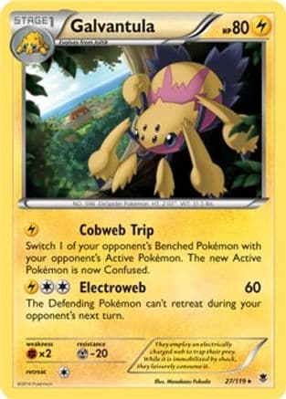 Galvantula - 27/119 (XY Phantom Forces) — Deck Exclusives