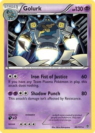 Golurk - 46/101 (BW Plasma Blast) — Deck Exclusives