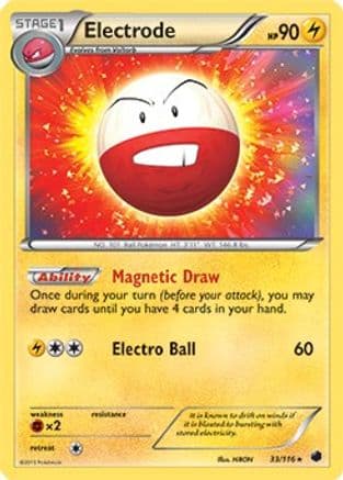 Electrode - 33/116 (BW Plasma Freeze) — Deck Exclusives Pokémon TCG card by Hasuno