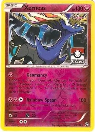 Xerneas - 81/114 (Pokemon League) — League & Championship Cards