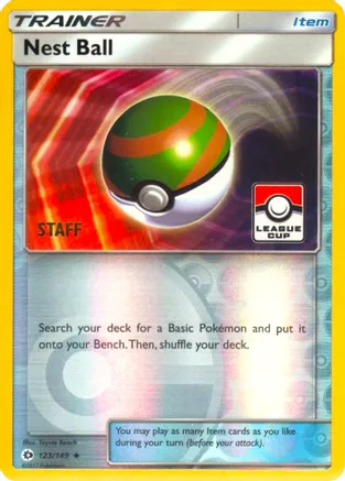 Nest Ball - 123/149 (League Cup) [Staff] — League & Championship Cards