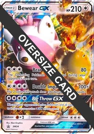 Bewear GX - SM34 (Black Star Promos) — Jumbo Cards