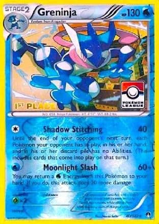Greninja - 40/122 (Pokemon League) [1st Place] — League & Championship Cards