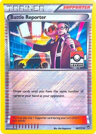 Battle Reporter - 88/111 (Pokemon League) — League & Championship Cards Pokémon TCG card by Ken Sugimori