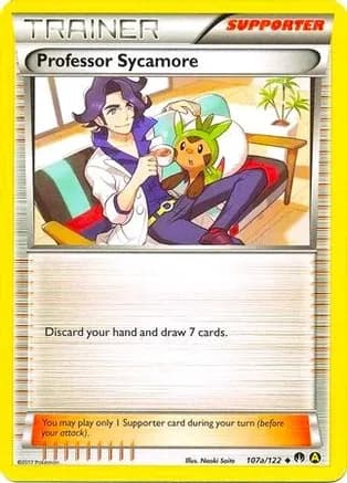 Professor Sycamore - 107a/122 (Non-Holo) — Alternate Art Promos