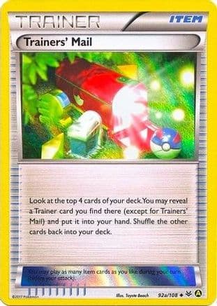Trainers' Mail - 92a/108 (Holo) — Alternate Art Promos Pokémon TCG card by Toyste Beach