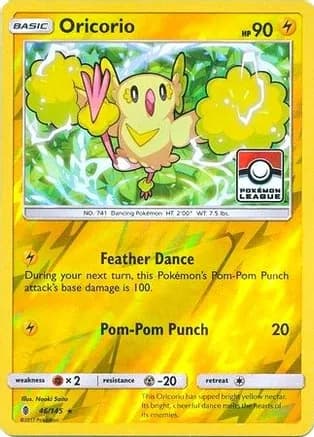 Oricorio - 46/145 (Pokemon League) — League & Championship Cards