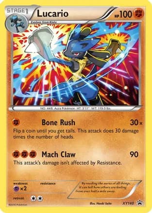 Lucario - XY140 — XY Promos