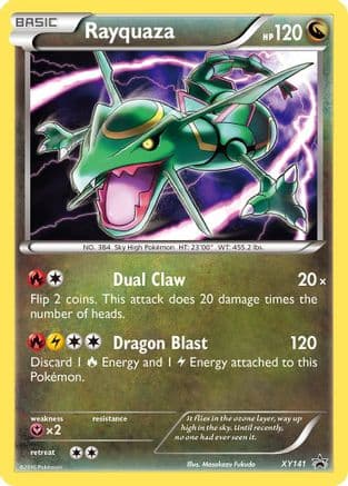 Rayquaza - XY141 — XY Promos