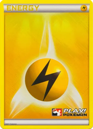 Lightning Energy (2011 Play! Pokemon) — League & Championship Cards